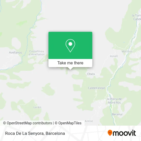 Roca De La Senyora map