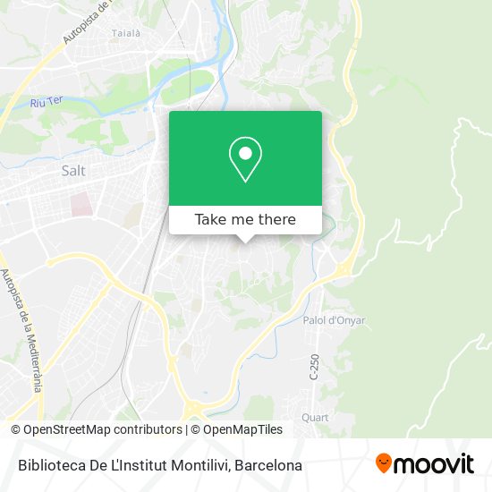 Biblioteca De L'Institut Montilivi map