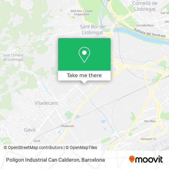 Polígon Industrial Can Calderon map