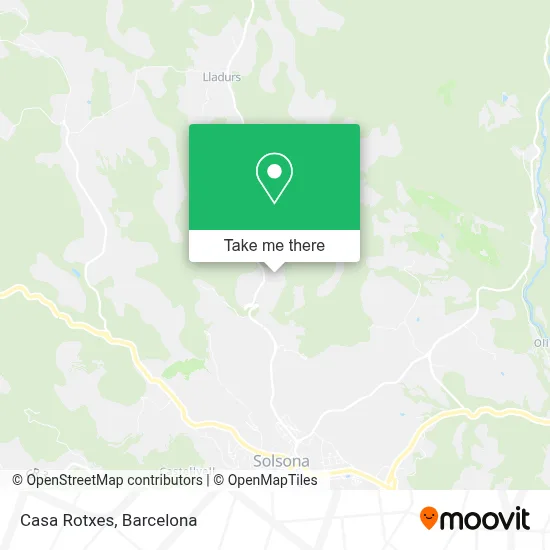 Casa Rotxes map