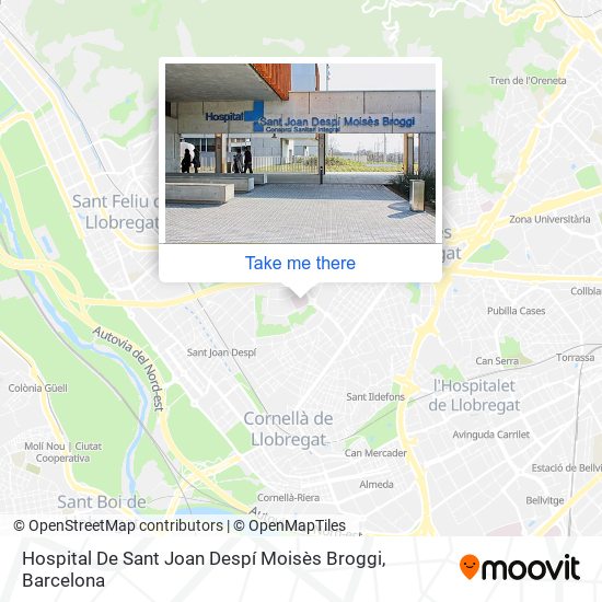 How to get to Hospital De Sant Joan Desp Mois s Broggi by Bus