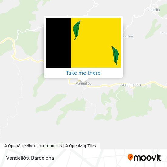 Vandellòs map