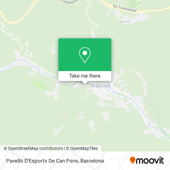 Pavelló D'Esports De Can Pons map