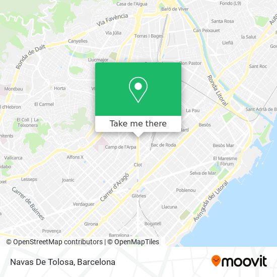 Navas De Tolosa map