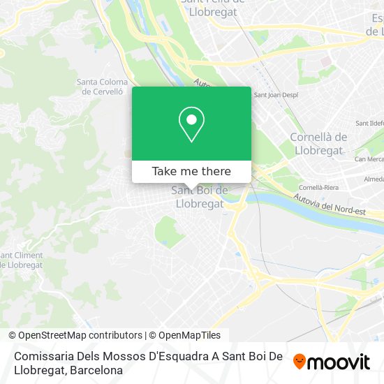 Comissaria Dels Mossos D'Esquadra A Sant Boi De Llobregat map