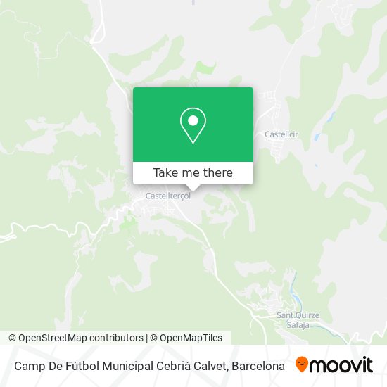 Camp De Fútbol Municipal Cebrià Calvet map