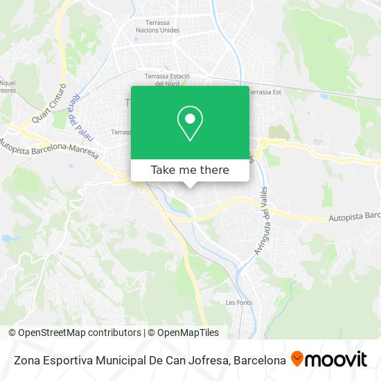 Zona Esportiva Municipal De Can Jofresa map