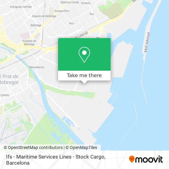 Ifs - Maritime Services Lines - Stock Cargo map