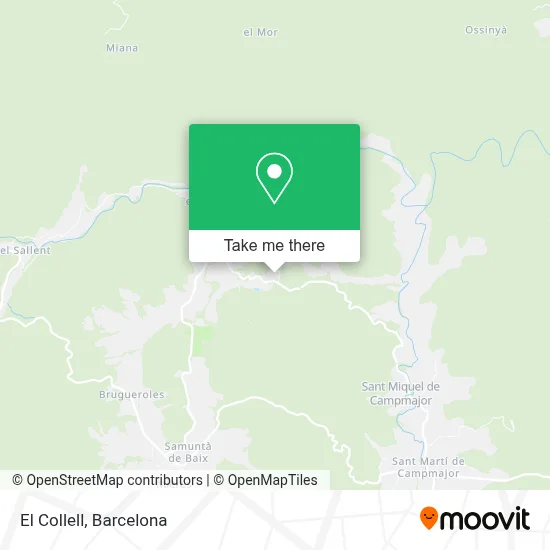 El Collell map