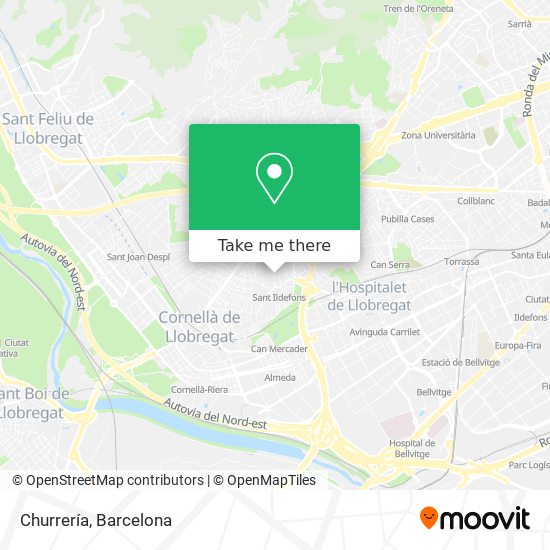 Churrería map