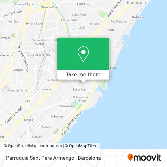 Parroquia Sant Pere Armengol map