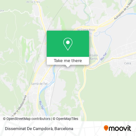 Disseminat De Campdorà map