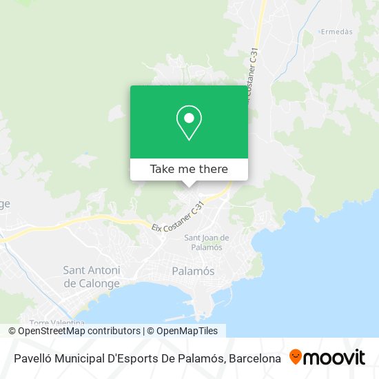 Pavelló Municipal D'Esports De Palamós map