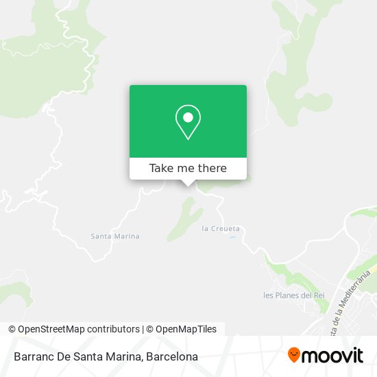 Barranc De Santa Marina map