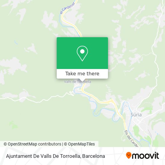Ajuntament De Valls De Torroella map