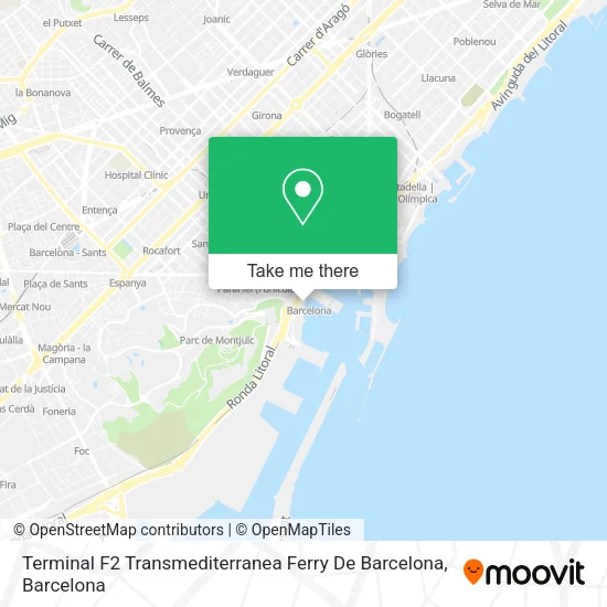 Terminal F2 Transmediterranea Ferry De Barcelona map