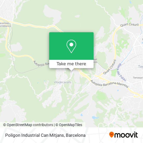 Polígon Industrial Can Mitjans map