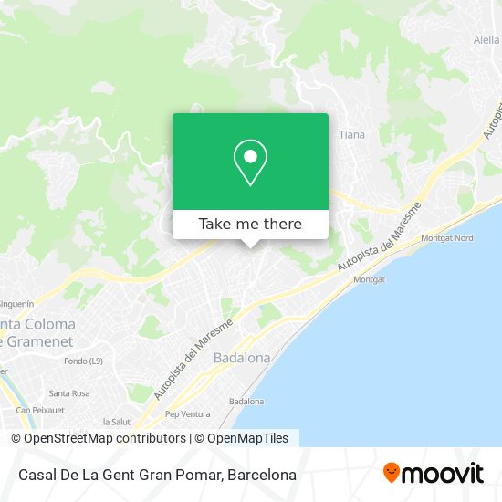 Casal De La Gent Gran Pomar map