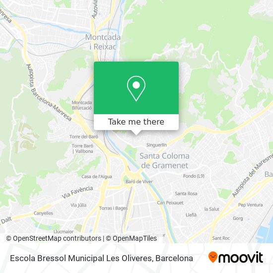 Escola Bressol Municipal Les Oliveres map