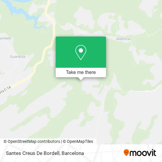 Santes Creus De Bordell map