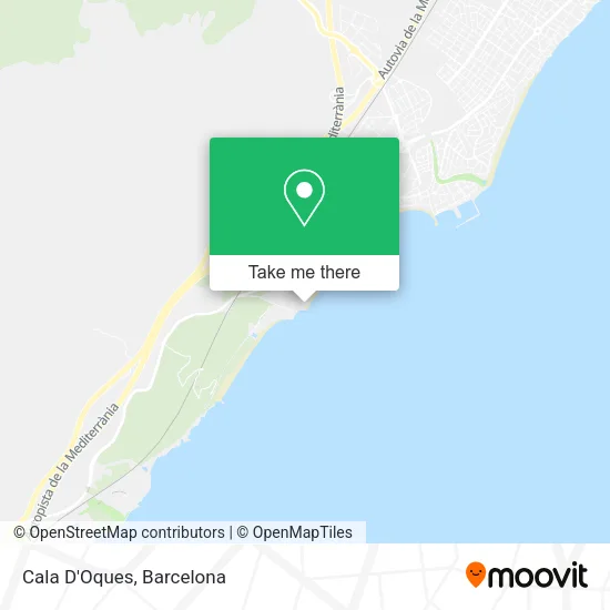 Cala D'Oques map
