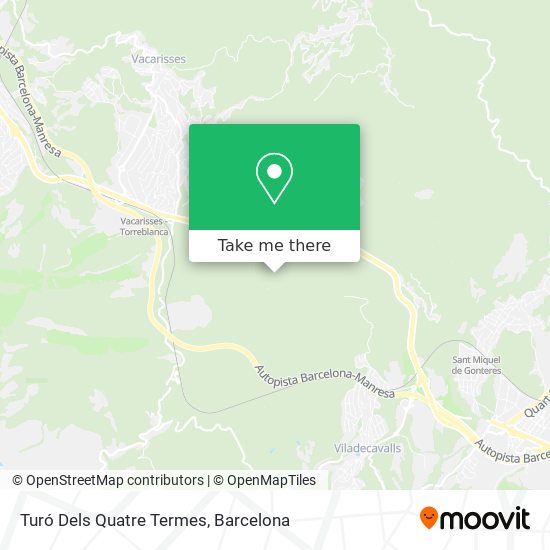 Turó Dels Quatre Termes map