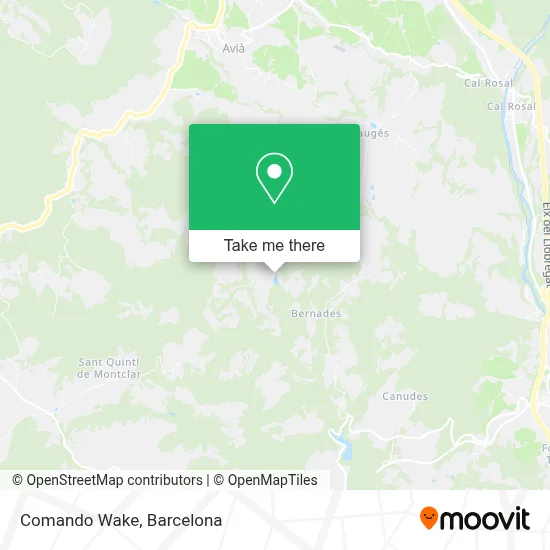 Comando Wake map