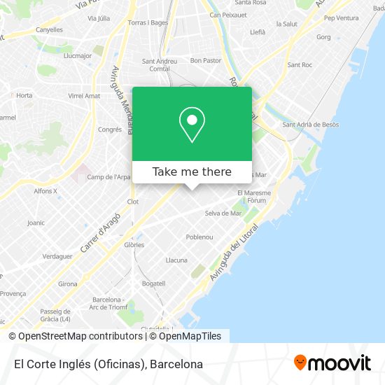 El Corte Inglés (Oficinas) map