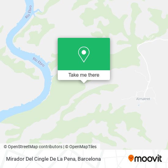 Mirador Del Cingle De La Pena map