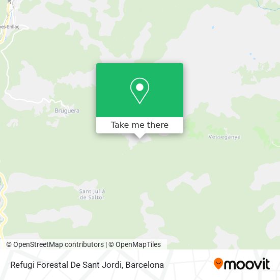 Refugi Forestal De Sant Jordi map