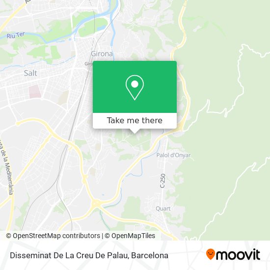 Disseminat De La Creu De Palau map