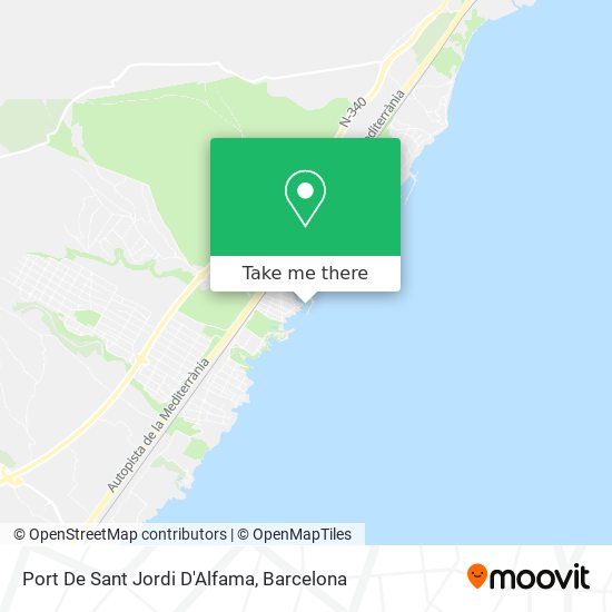 Port De Sant Jordi D'Alfama map