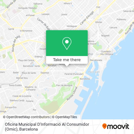 Oficina Municipal D'Informació Al Consumidor (Omic) map