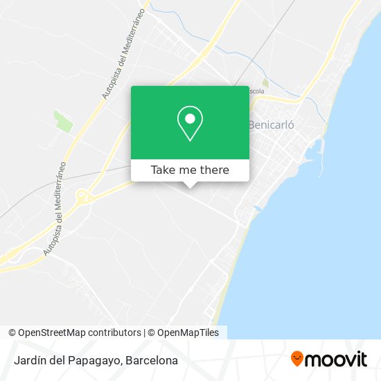 Jardín del Papagayo map