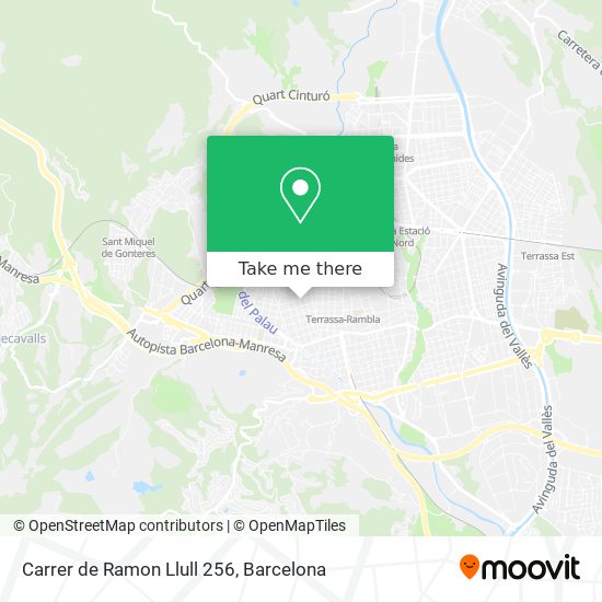 Carrer de Ramon Llull 256 map