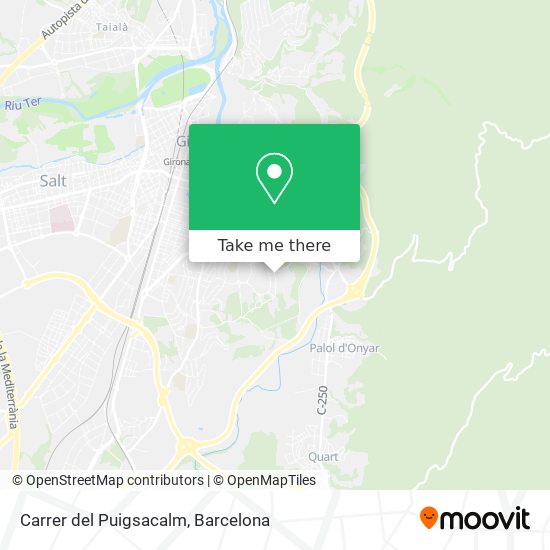 Carrer del Puigsacalm map