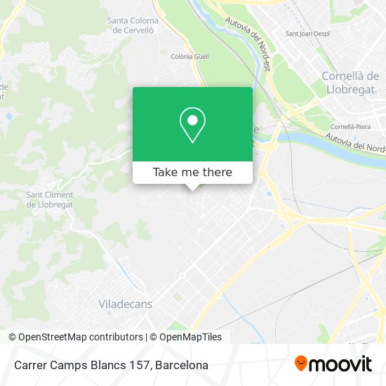 Carrer Camps Blancs 157 map