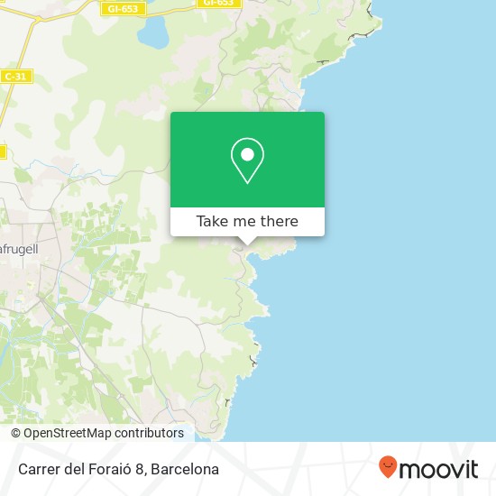 mapa Carrer del Foraió 8