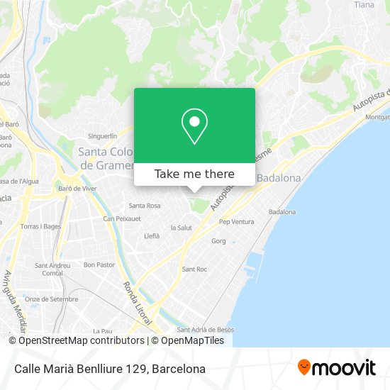 Calle Marià Benlliure 129 map