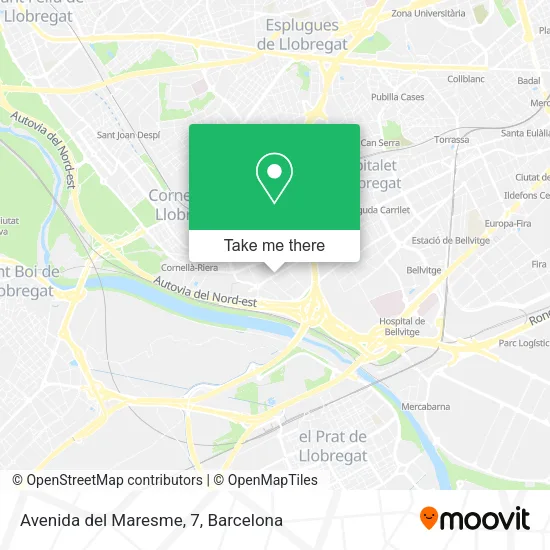 Avenida del Maresme, 7 map