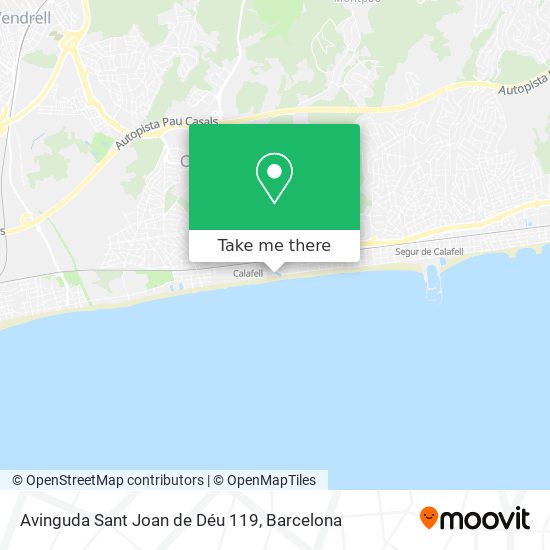 Avinguda Sant Joan de Déu 119 map
