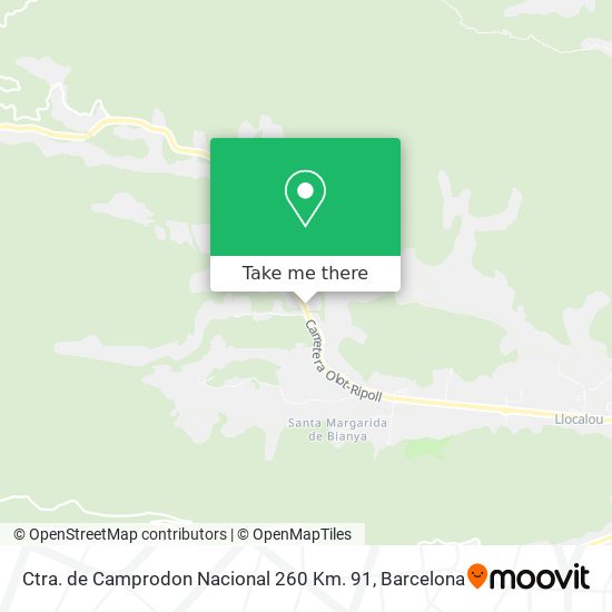 Ctra. de Camprodon Nacional 260 Km. 91 map