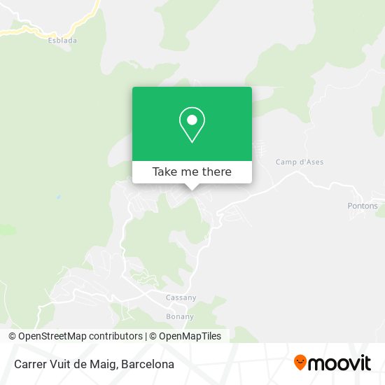 Carrer Vuit de Maig map