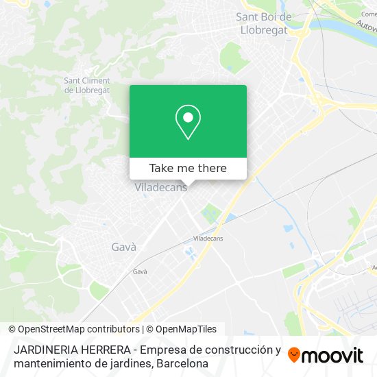 JARDINERIA HERRERA - Empresa de construcción y mantenimiento de jardines map