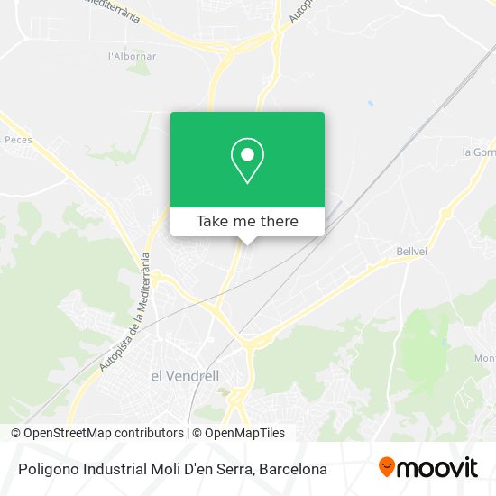 Poligono Industrial Moli D'en Serra map