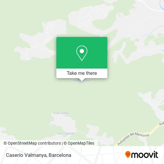 Caserío Valmanya map