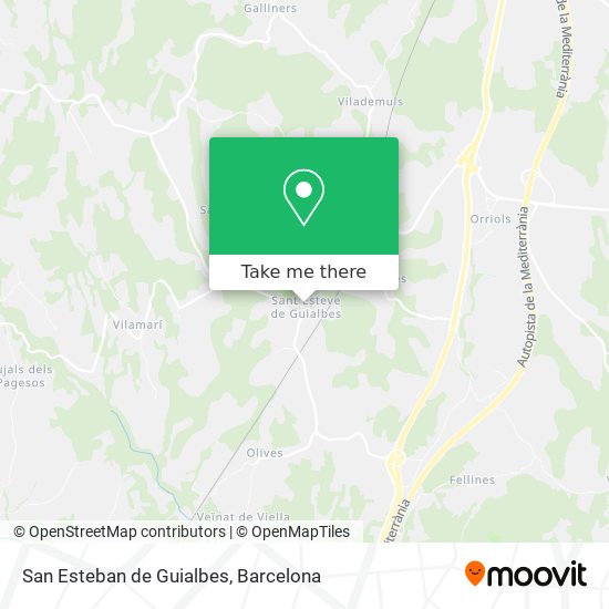 San Esteban de Guialbes map