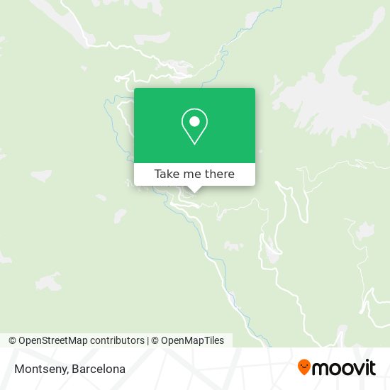 mapa Montseny