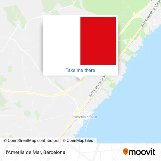 l'Ametlla de Mar map