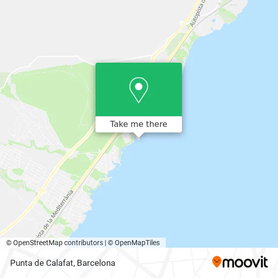 Punta de Calafat map
